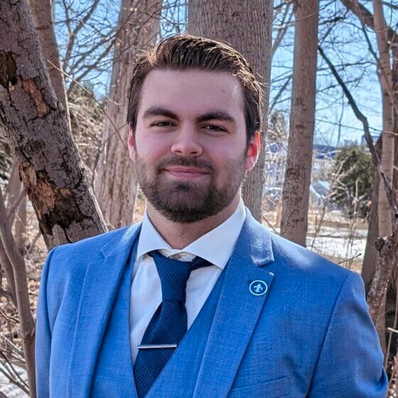 Anthony Lavoie, candidat au poste de responsable des affaires politiques